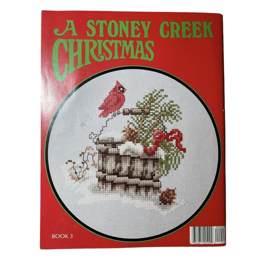 Vintage Cross-stitch book: The Stony Creek Christmas Needlework Book
